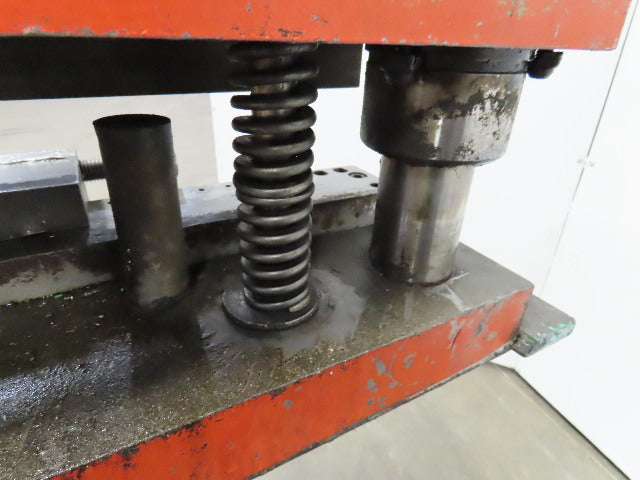 4 Post Punch Press Die Set/Shoe Rectangular 7-1/2"FB 102"W 4-3/4" Throat 5" Open
