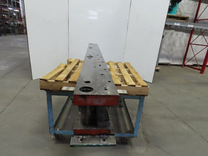 4 Post Punch Press Die Set/Shoe Rectangular 7-1/2"FB 102"W 4-3/4" Throat 5" Open