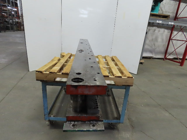 4 Post Punch Press Die Set/Shoe Rectangular 7-1/2"FB 102"W 4-3/4" Throat 5" Open