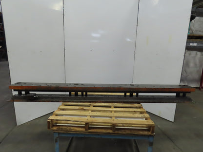 4 Post Punch Press Die Set/Shoe Rectangular 7-1/2"FB 102"W 4-3/4" Throat 5" Open