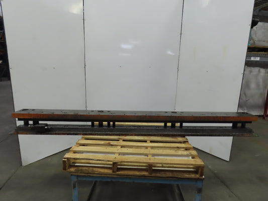 4 Post Punch Press Die Set/Shoe Rectangular 7-1/2"FB 102"W 4-3/4" Throat 5" Open