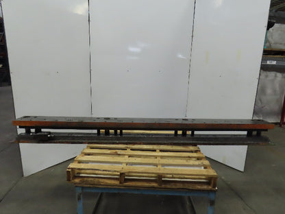 4 Post Punch Press Die Set/Shoe Rectangular 7-1/2"FB 102"W 4-3/4" Throat 5" Open