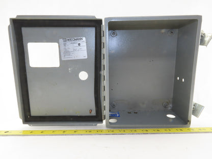 Wiegmann B100804CH 10" x 8" x 4" Type 12 Electrical Enclosure