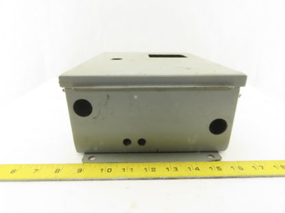 Wiegmann B100804CH 10" x 8" x 4" Type 12 Electrical Enclosure