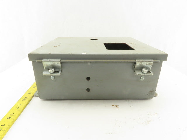 Wiegmann B100804CH 10" x 8" x 4" Type 12 Electrical Enclosure