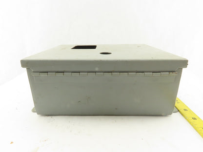 Wiegmann B100804CH 10" x 8" x 4" Type 12 Electrical Enclosure