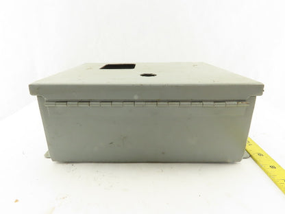 Wiegmann B100804CH 10" x 8" x 4" Type 12 Electrical Enclosure