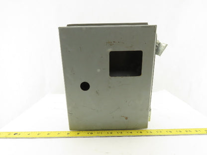 Wiegmann B100804CH 10" x 8" x 4" Type 12 Electrical Enclosure