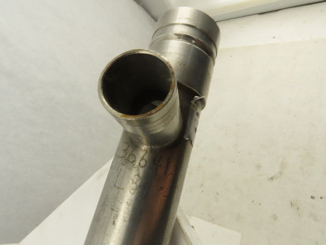 1-3/8" ID Stainless Steel Finish Thompson Style Drum Barrel Pump Tube Only 36"
