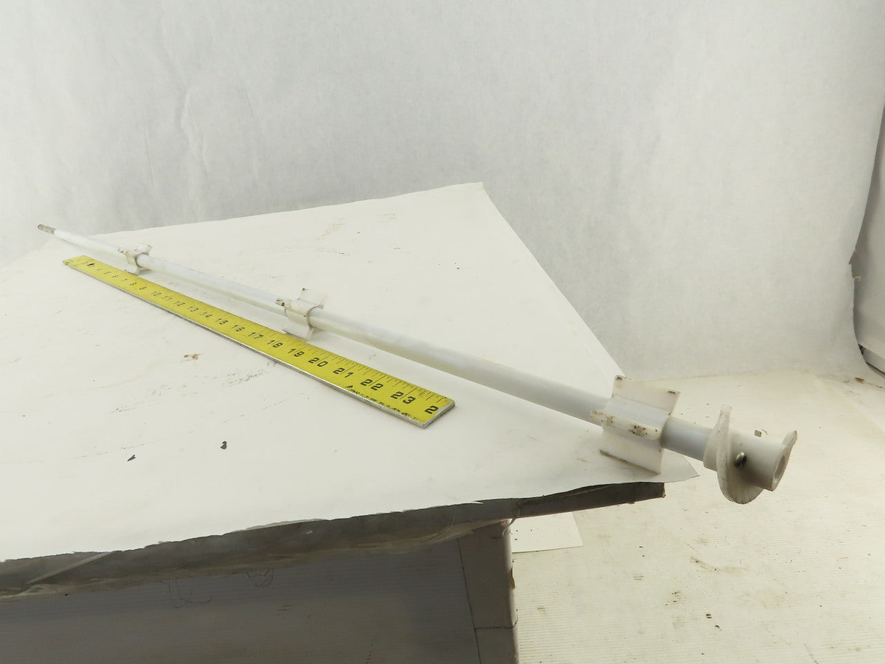 1-1/4 OD Finish Thompson Style Drum Barrel Pump Auger Paddle Assembly 36"