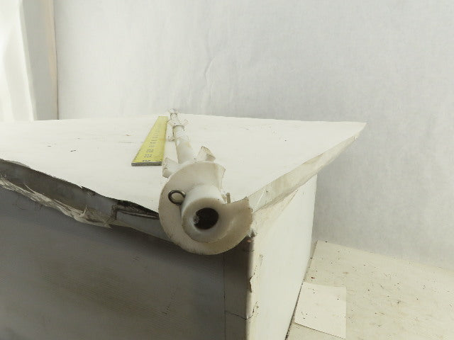 1-1/4 OD Finish Thompson Style Drum Barrel Pump Auger Paddle Assembly 36"