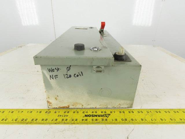 Westinghouse A203S0AZA Size 0 3Ph 600V 5Hp Combination Starter Disconnect 110V