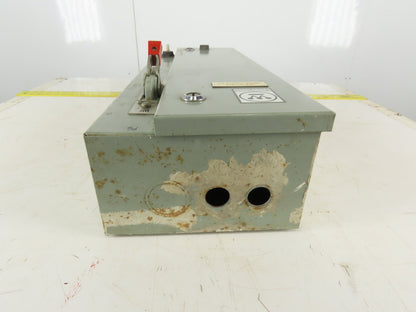 Westinghouse A203S0AZA Size 0 3Ph 600V 5Hp Combination Starter Disconnect 110V