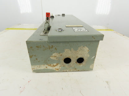 Westinghouse A203S0AZA Size 0 3Ph 600V 5Hp Combination Starter Disconnect 110V