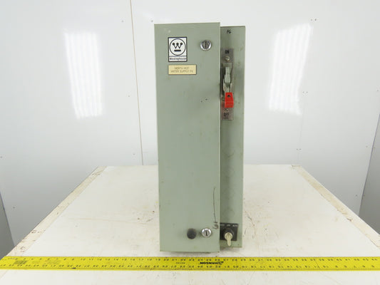 Westinghouse A203S0AZA Size 0 3Ph 600V 5Hp Combination Starter Disconnect 110V