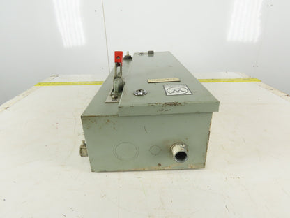 Westinghouse A203S0AZA Size 0 3Ph 600V 5Hp Combination Starter Disconnect 110V