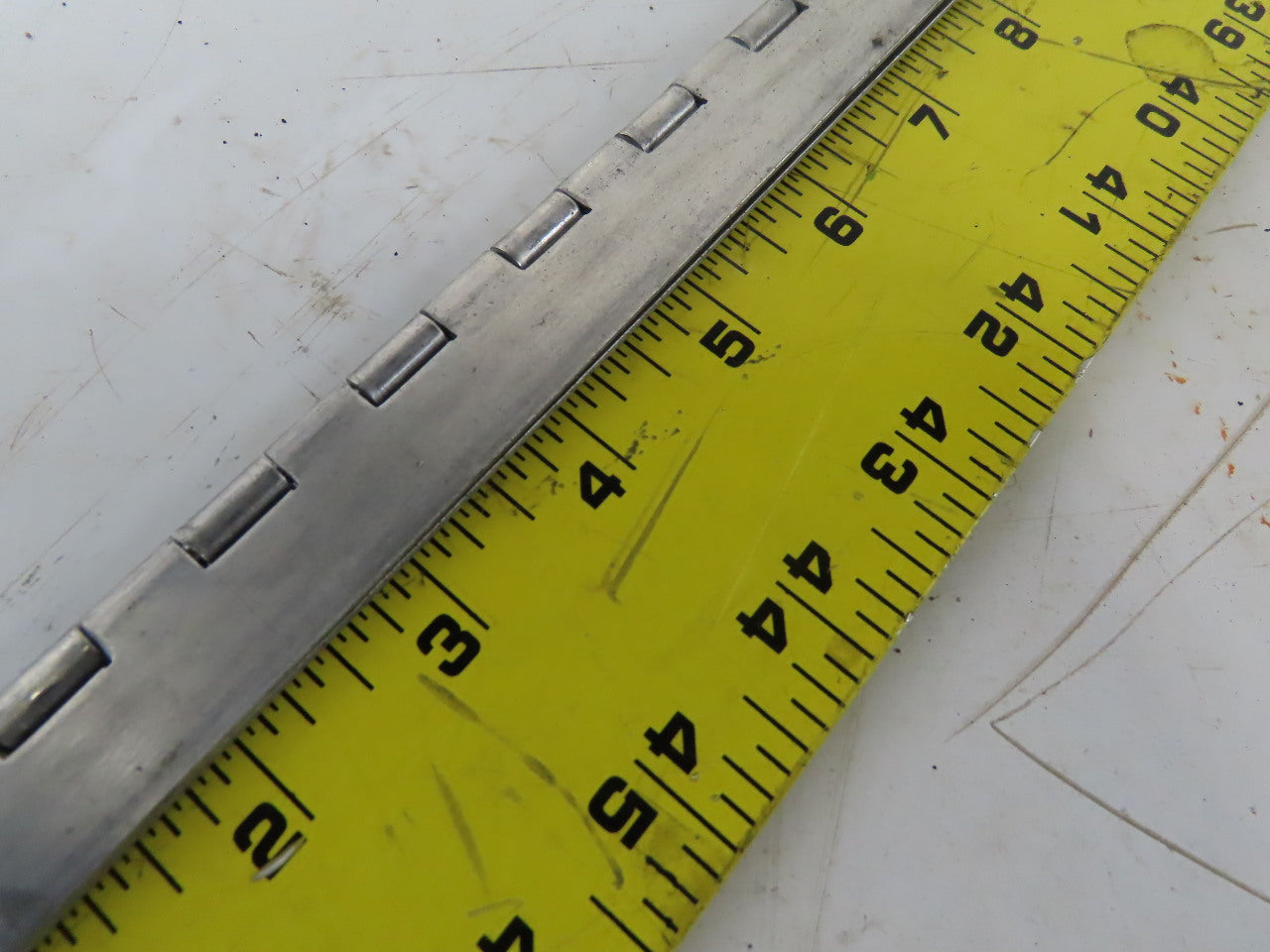 Aluminum Piano Hinge Heavy Duty No Holes 1-1/2" Open x 5' long x 0.050