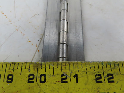 Aluminum Piano Hinge Heavy Duty No Holes 1-1/2" Open x 5' long x 0.050