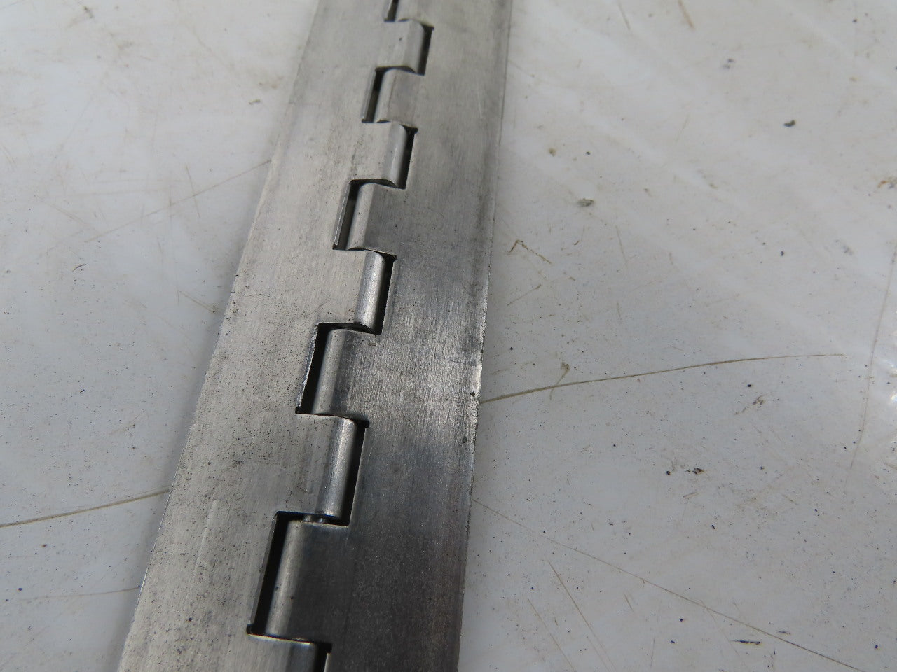 Aluminum Piano Hinge Heavy Duty No Holes 1-1/2" Open x 5' long x 0.050
