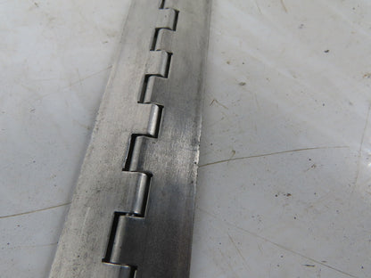 Aluminum Piano Hinge Heavy Duty No Holes 1-1/2" Open x 5' long x 0.050