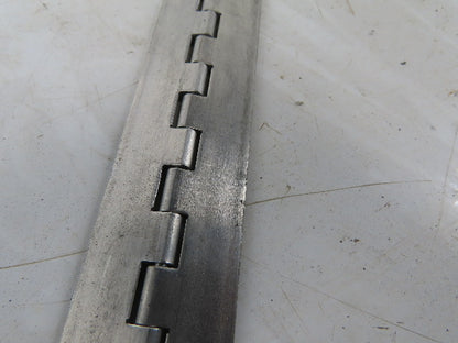 Aluminum Piano Hinge Heavy Duty No Holes 1-1/2" Open x 5' long x 0.050