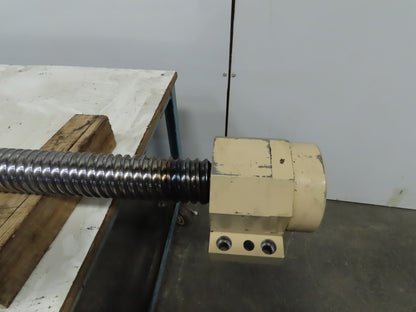 Warner Ser. R Ball Screw Assembly 1/2" Pitch x 2-1/2" OD  W/End Bearings