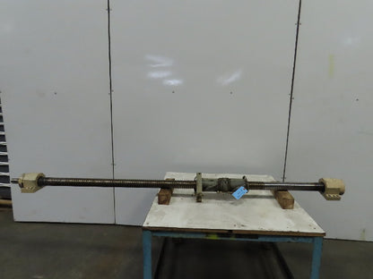 Warner Ser. R Ball Screw Assembly 1/2" Pitch x 2-1/2" OD  W/End Bearings