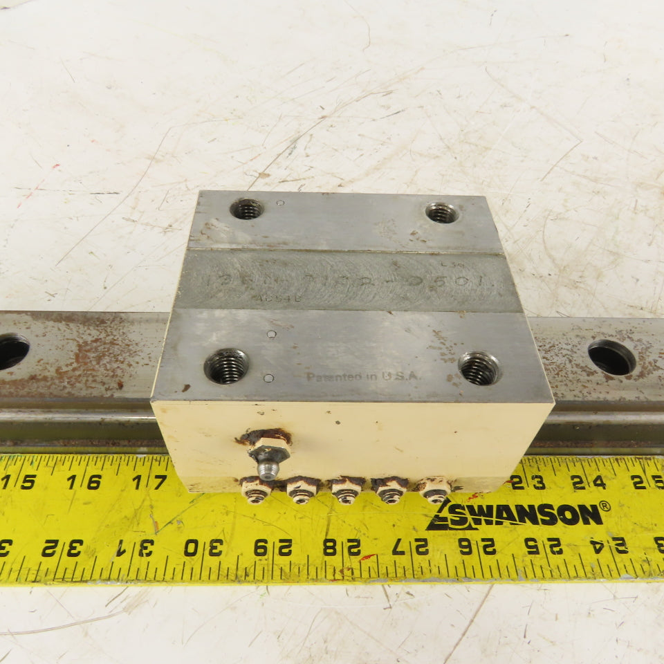 IKO LWS50 50mm Profile Linear Guide Rail Bearing Block Shuttle Unit 99" OAL