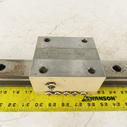 IKO LWS50 50mm Profile Linear Guide Rail Bearing Block Shuttle Unit 99" OAL