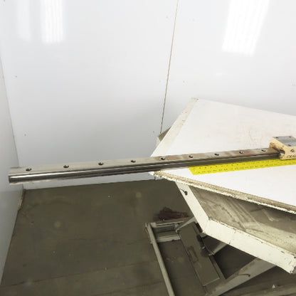 IKO LWS50 50mm Profile Linear Guide Rail Bearing Block Shuttle Unit 99" OAL