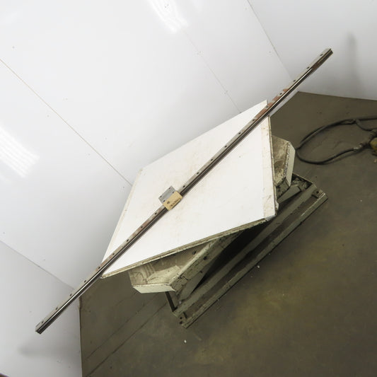 IKO LWS50 50mm Profile Linear Guide Rail Bearing Block Shuttle Unit 99" OAL