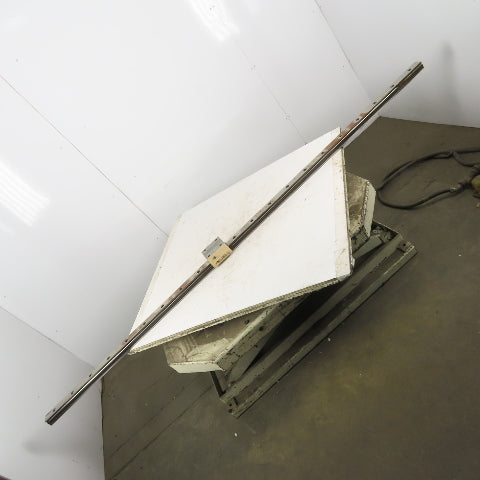 IKO LWS50 50mm Profile Linear Guide Rail Bearing Block Shuttle Unit 99" OAL