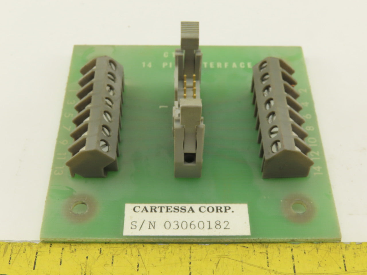 Cartessa Corp C1146 14 Pin Interface Card Circuit Board