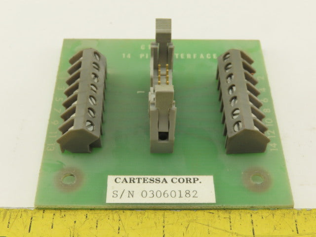 Cartessa Corp C1146 14 Pin Interface Card Circuit Board