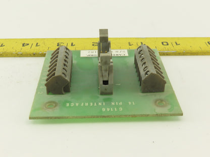 Cartessa Corp C1146 14 Pin Interface Card Circuit Board