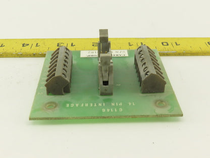 Cartessa Corp C1146 14 Pin Interface Card Circuit Board