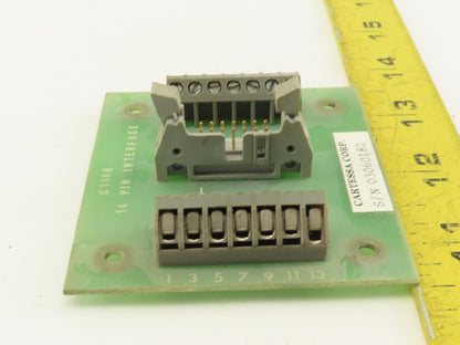 Cartessa Corp C1146 14 Pin Interface Card Circuit Board