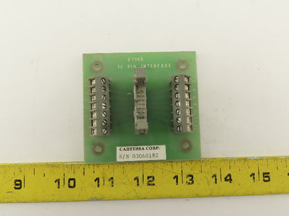 Cartessa Corp C1146 14 Pin Interface Card Circuit Board