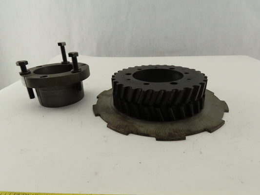 Spa SIT B30 SK Eagle 130mm OD 30 Tooth Steel Silent Sync Belt Pulley 2-1/2" Bore