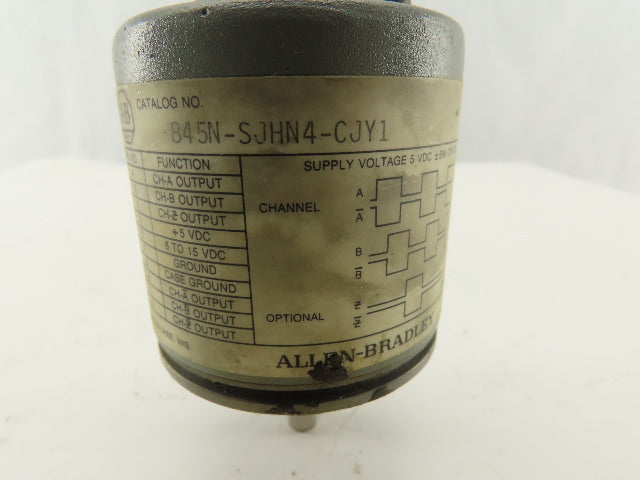 Allen Bradley 845N-SJHN4-CJY1 Series C Optical Rotary Encoder 8-15VDC