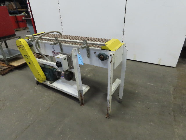 Sentry 12" x 60" Long 8FPM Adjustable Height Slide Bed Belt Conveyor 3Ph