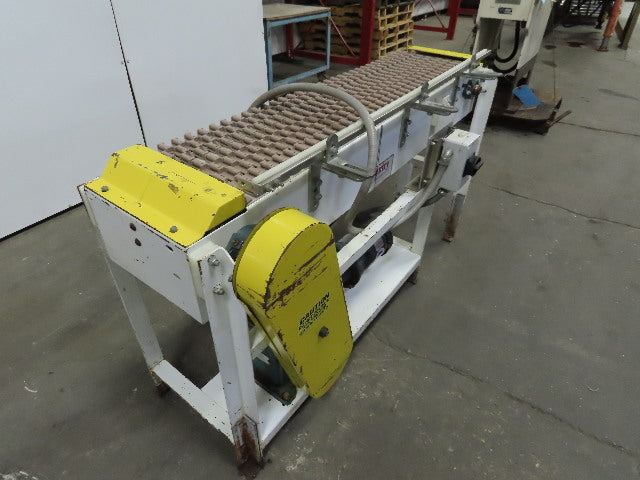 Sentry 12" x 60" Long 8FPM Adjustable Height Slide Bed Belt Conveyor 3Ph