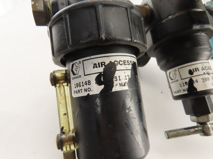 Graco 106148 1/2" NPT Airline Filter Regulator Lubricator 300PSI MAX FRL