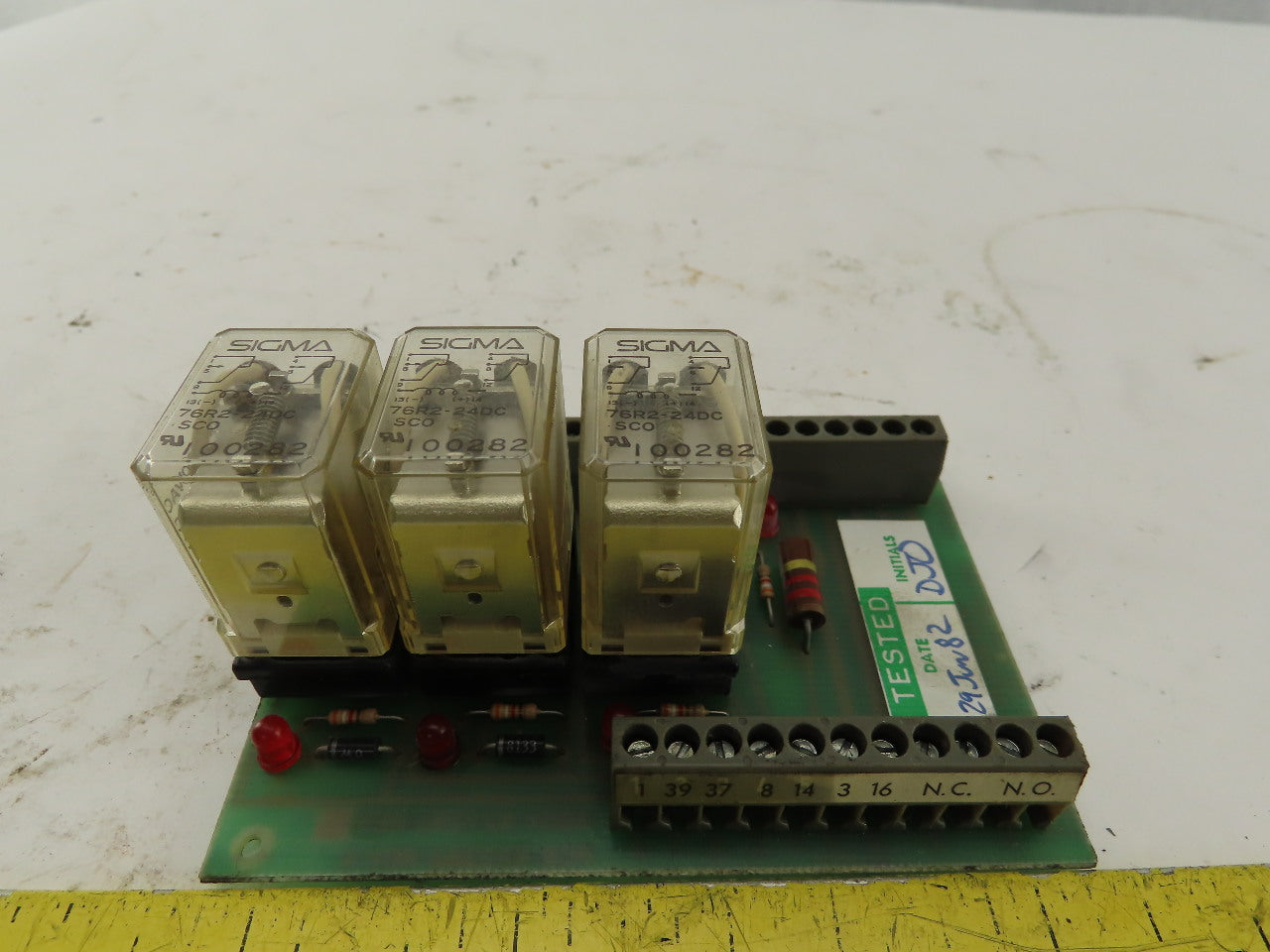 Cincinnati 821293 REV B FM Guard Interface Relay Circuit Board
