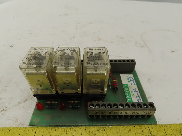 Cincinnati 821293 REV B FM Guard Interface Relay Circuit Board