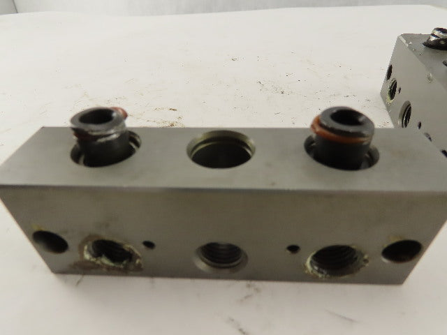 Allied Robotics MXC75EM-T-P1-031/4N Check Valve Block 1/4DSPP Lot Of 3 Parts