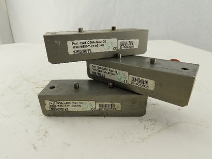 Allied Robotics MXC75EM-T-P1-031/4N Check Valve Block 1/4DSPP Lot Of 3 Parts