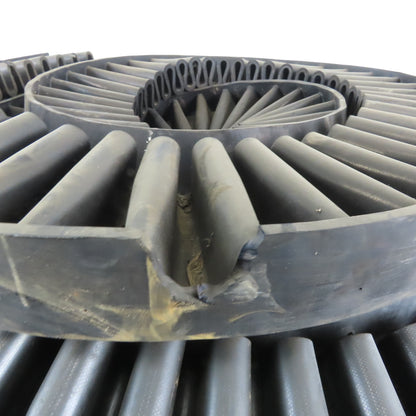6" Tall Heavy 2 Ply Rubber S Ribbed Corrugated Conveyor Side Wall Skirting 144'