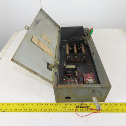 General Electric CR306C1 600V 10Hp 3Ph 3PSize 1 Combination Starter Disconnect