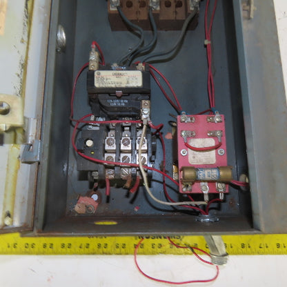General Electric CR306C1 600V 10Hp 3Ph 3PSize 1 Combination Starter Disconnect